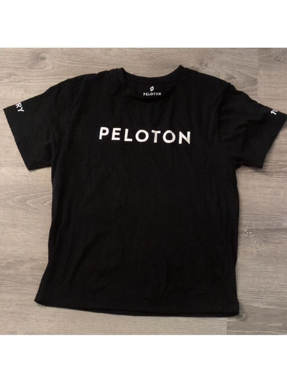 Peloton 100 Century Black Tee Size Medium